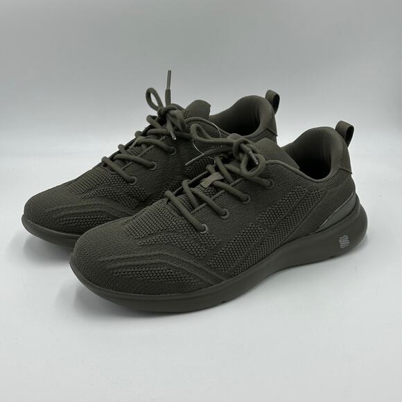 NWT FLX Tarmac Green Dynamic Knit Air Foam Training Dart Sneakers Mens Size 9.5 - Picture 8 of 15